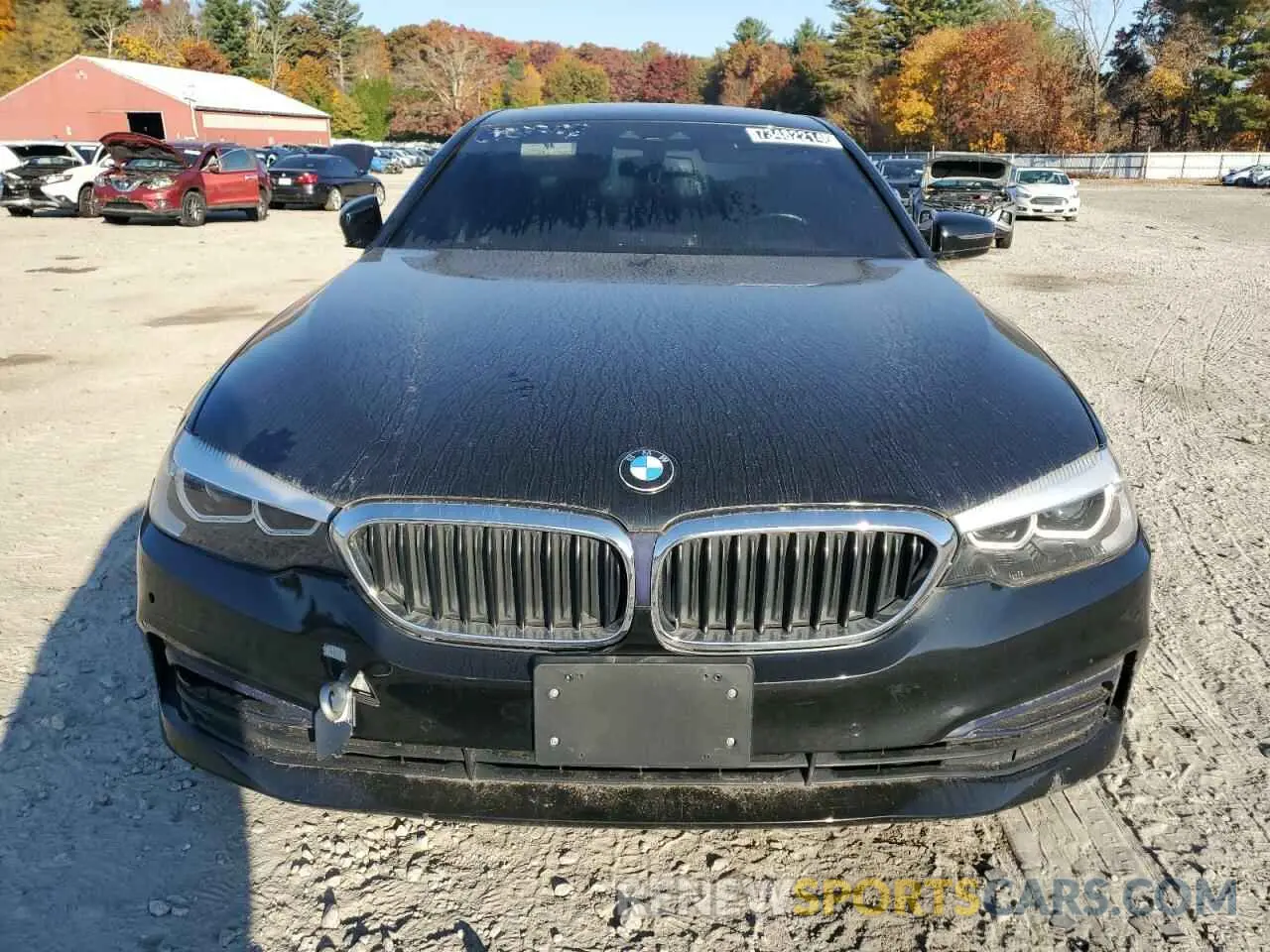 5 fotografías del automóvil dañado WBAJA7C51KWW48493 BMW 5 SERIES 2019