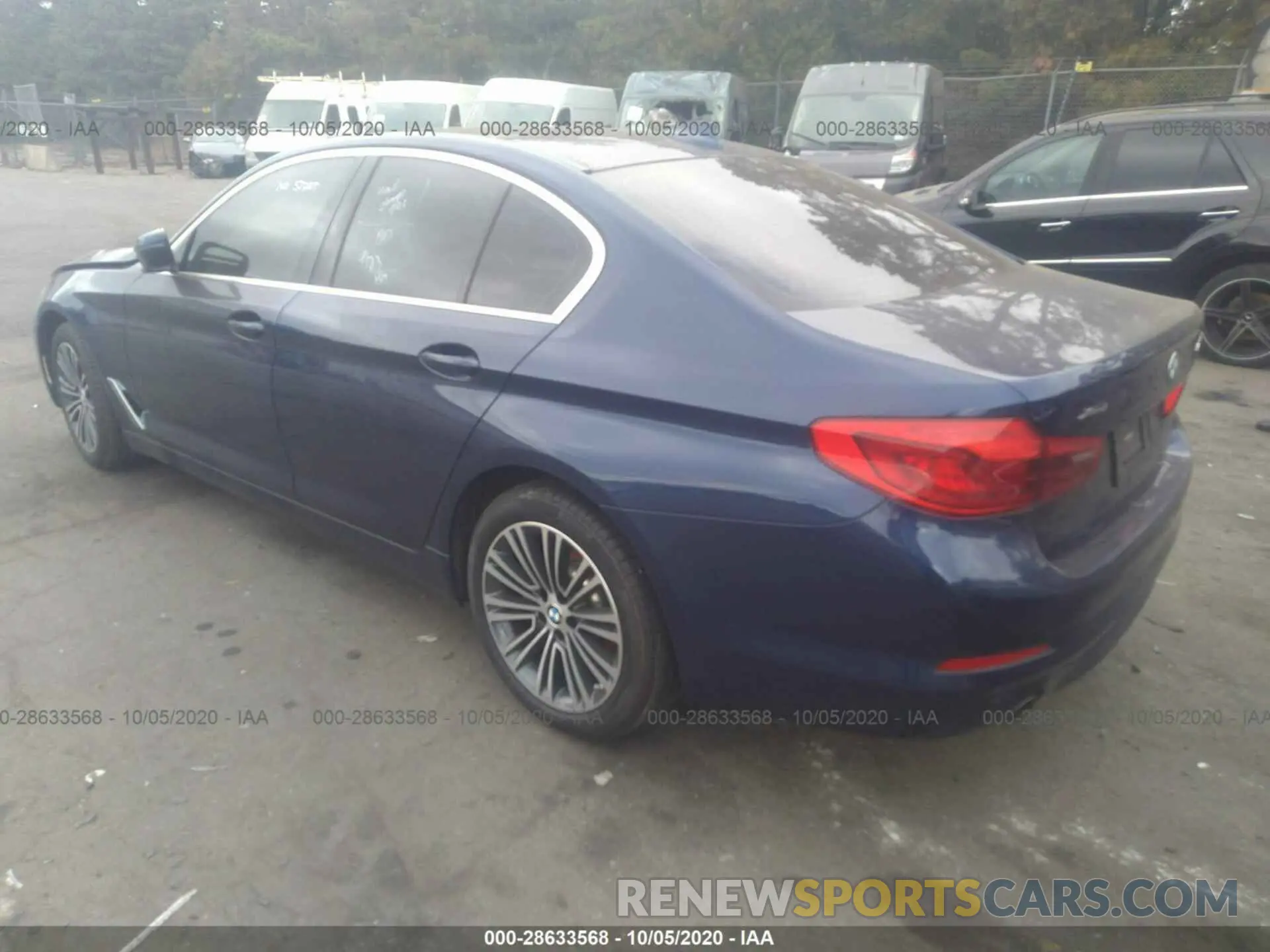 3 fotografías del automóvil dañado WBAJA7C52KG912346 BMW 5 SERIES 2019