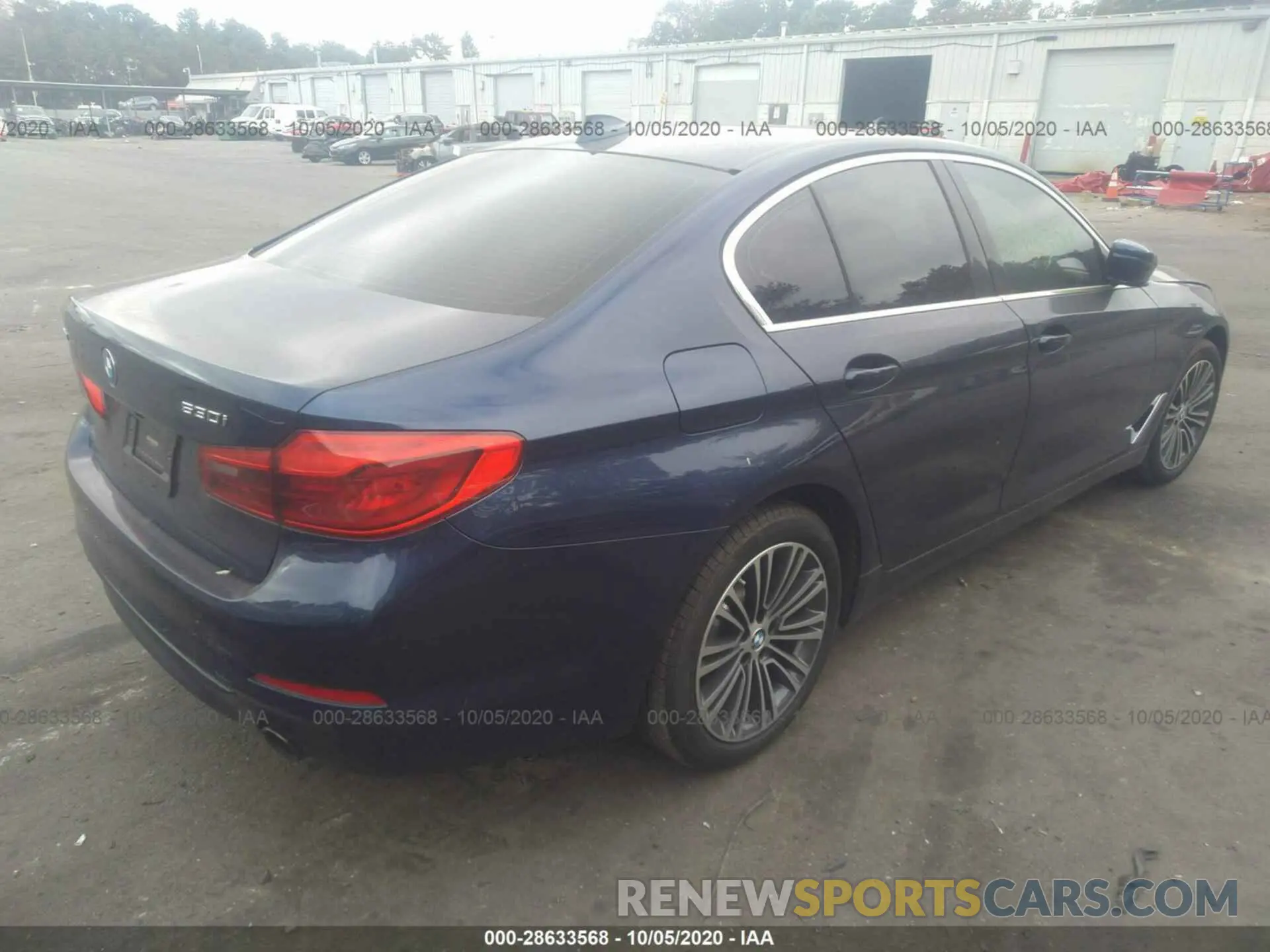 4 fotografías del automóvil dañado WBAJA7C52KG912346 BMW 5 SERIES 2019