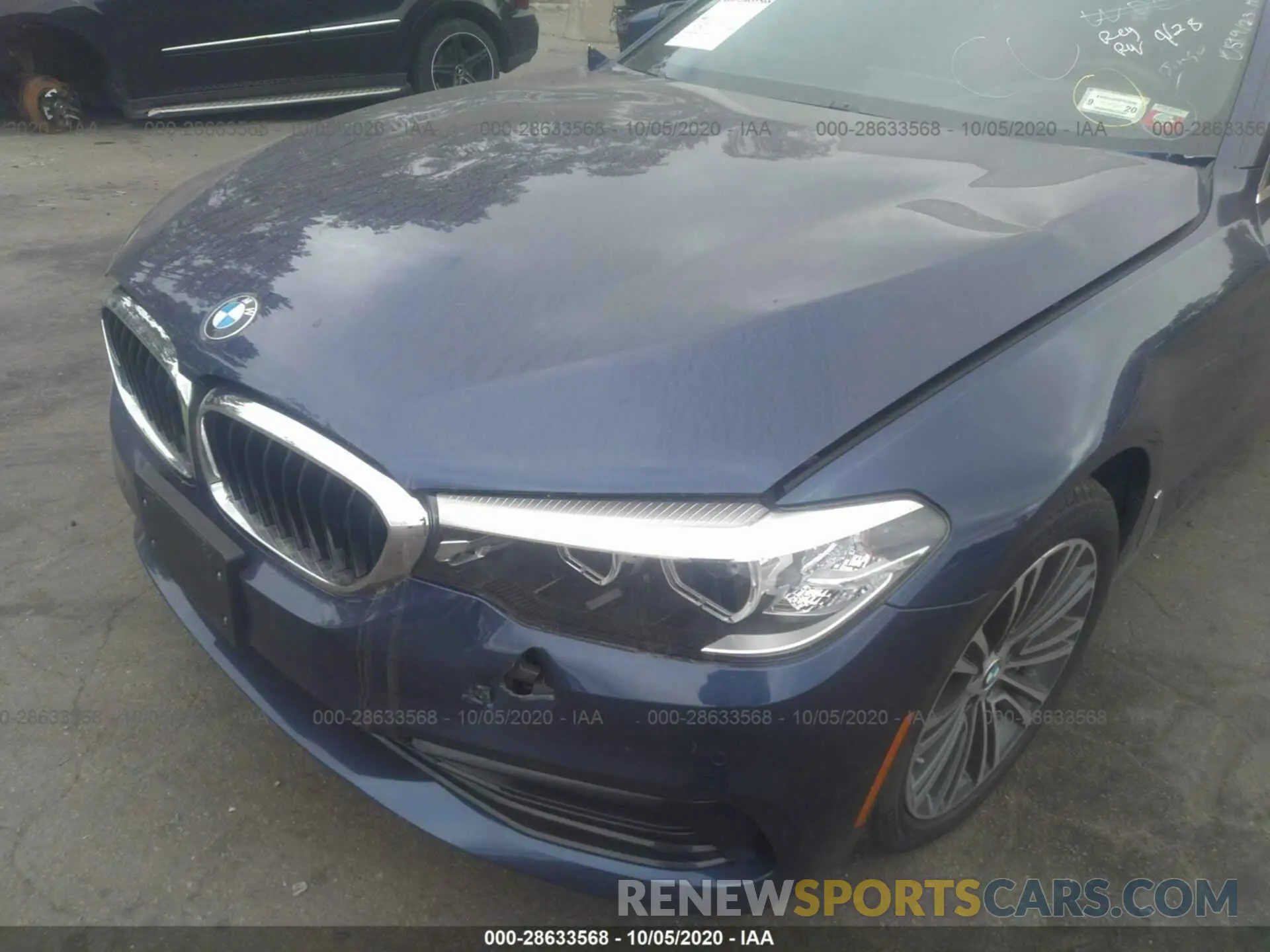6 fotografías del automóvil dañado WBAJA7C52KG912346 BMW 5 SERIES 2019