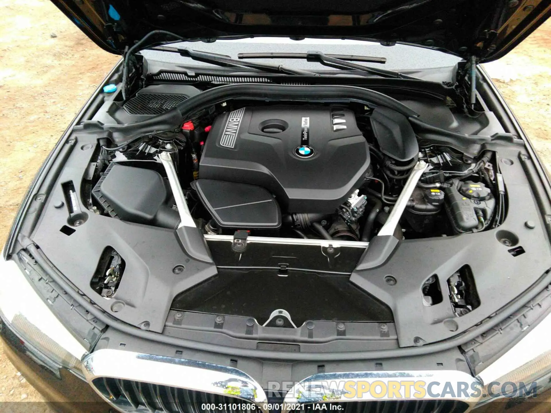10 fotografías del automóvil dañado WBAJA7C53KG910430 BMW 5 SERIES 2019