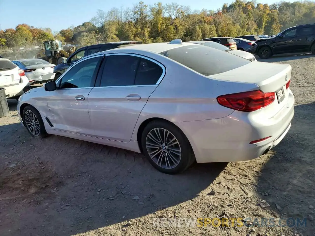 2 fotografías del automóvil dañado WBAJA7C53KG910900 BMW 5 SERIES 2019