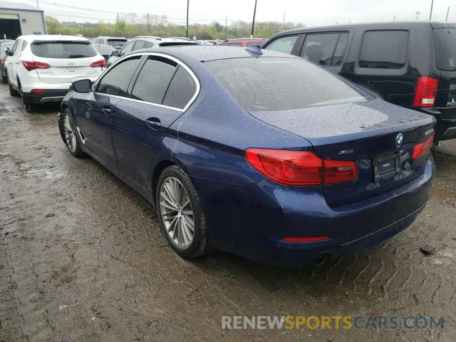 3 fotografías del automóvil dañado WBAJA7C53KG911593 BMW 5 SERIES 2019