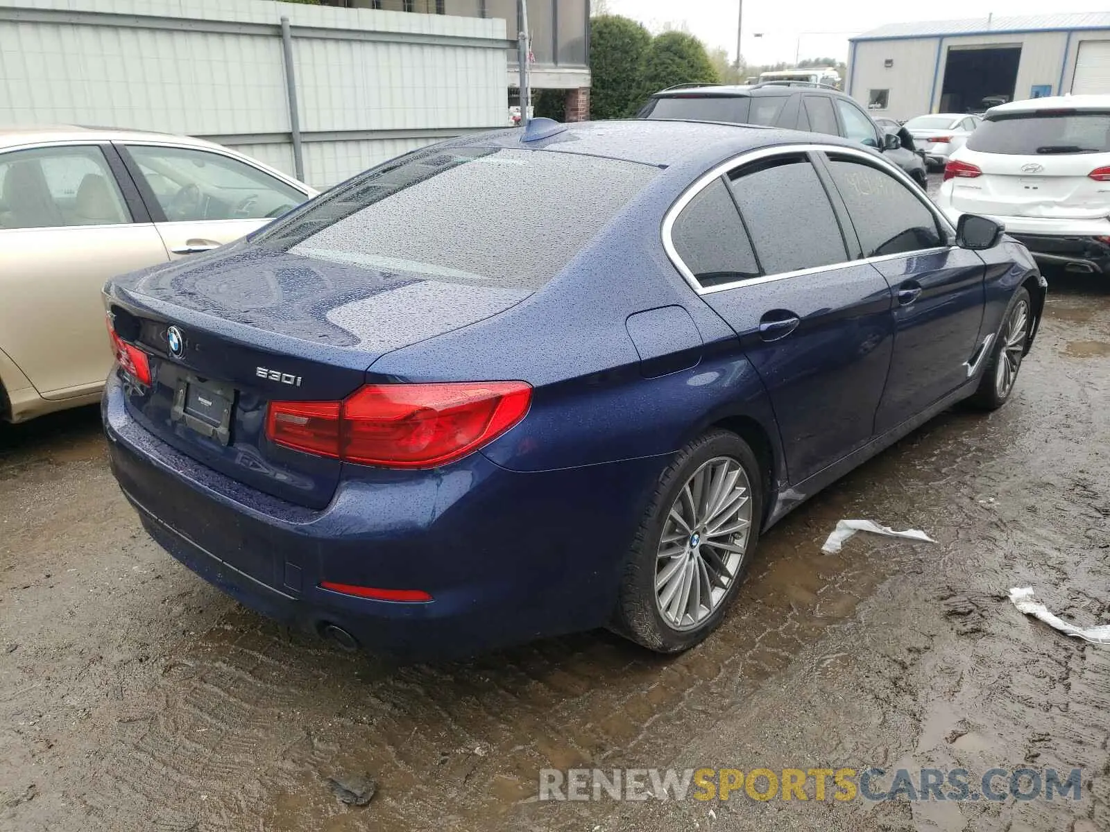 4 fotografías del automóvil dañado WBAJA7C53KG911593 BMW 5 SERIES 2019