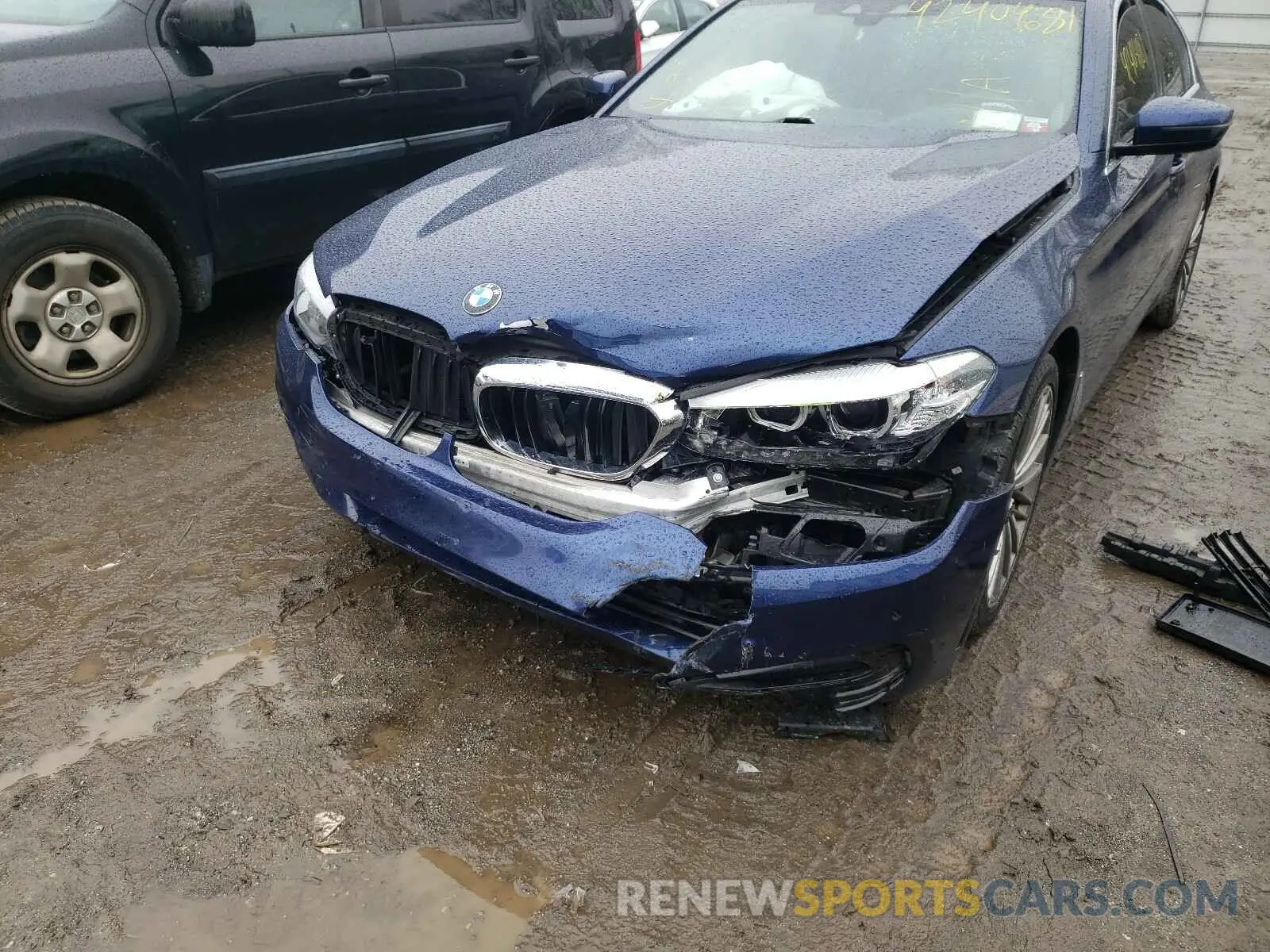 9 fotografías del automóvil dañado WBAJA7C53KG911593 BMW 5 SERIES 2019