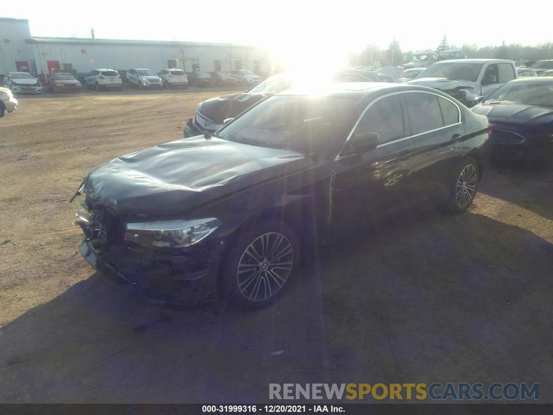 2 fotografías del automóvil dañado WBAJA7C53KWW07931 BMW 5 SERIES 2019