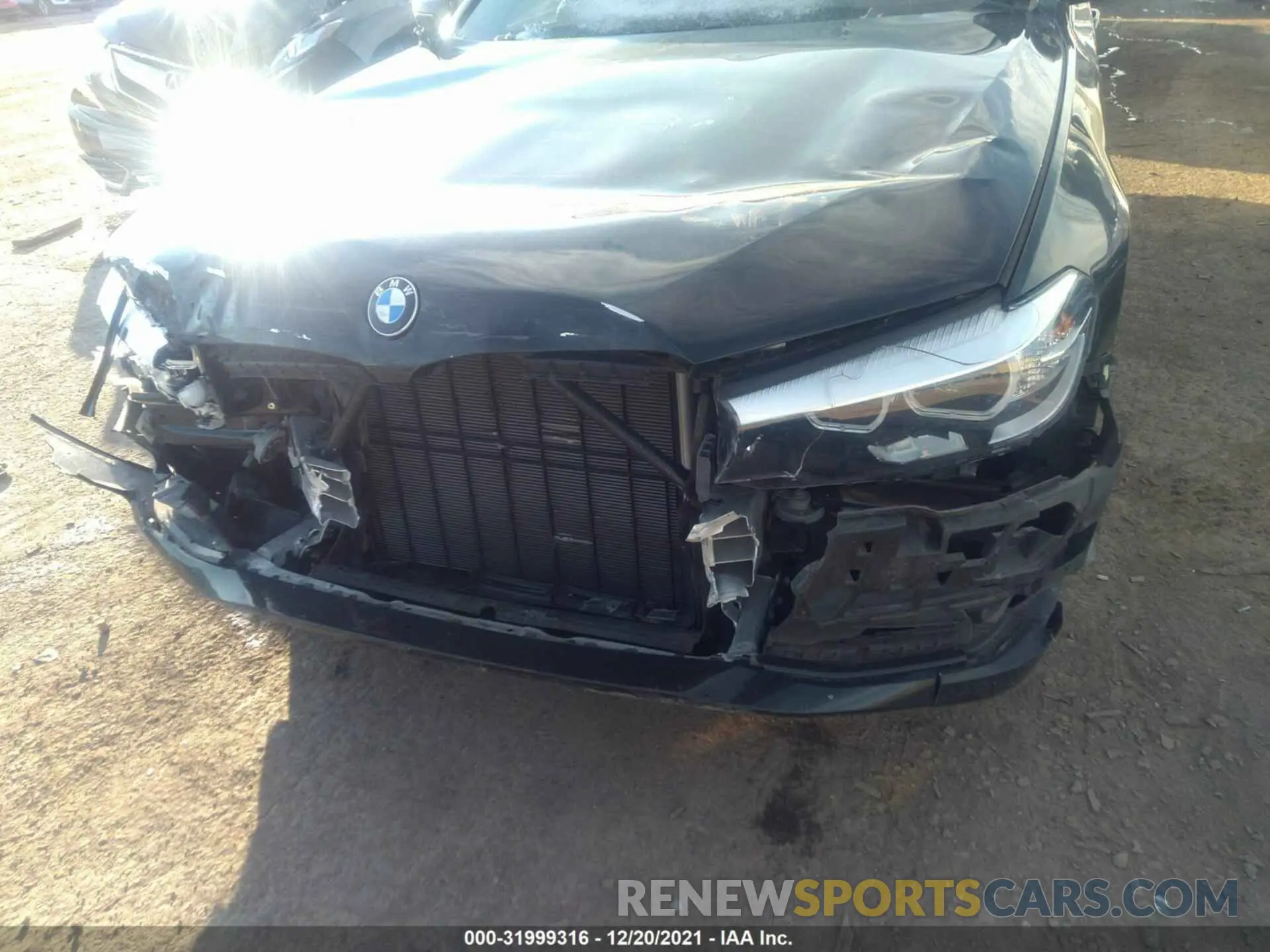 6 fotografías del automóvil dañado WBAJA7C53KWW07931 BMW 5 SERIES 2019