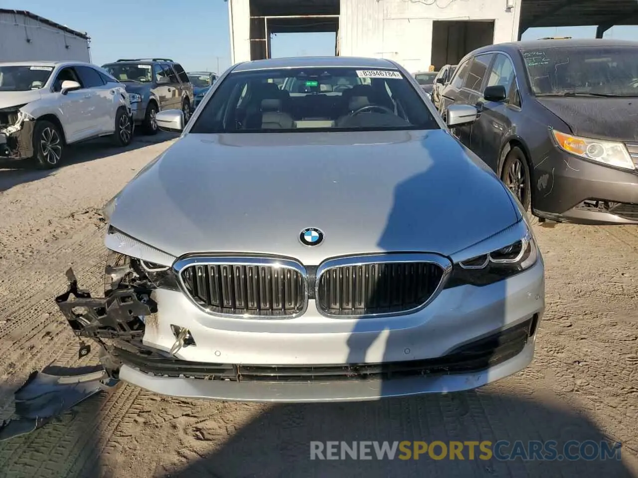 5 fotografías del automóvil dañado WBAJA7C53KWW41626 BMW 5 SERIES 2019