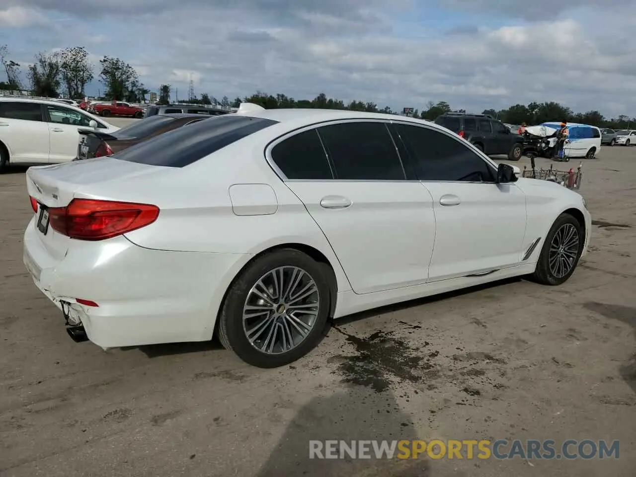 3 fotografías del automóvil dañado WBAJA7C54KG911621 BMW 5 SERIES 2019