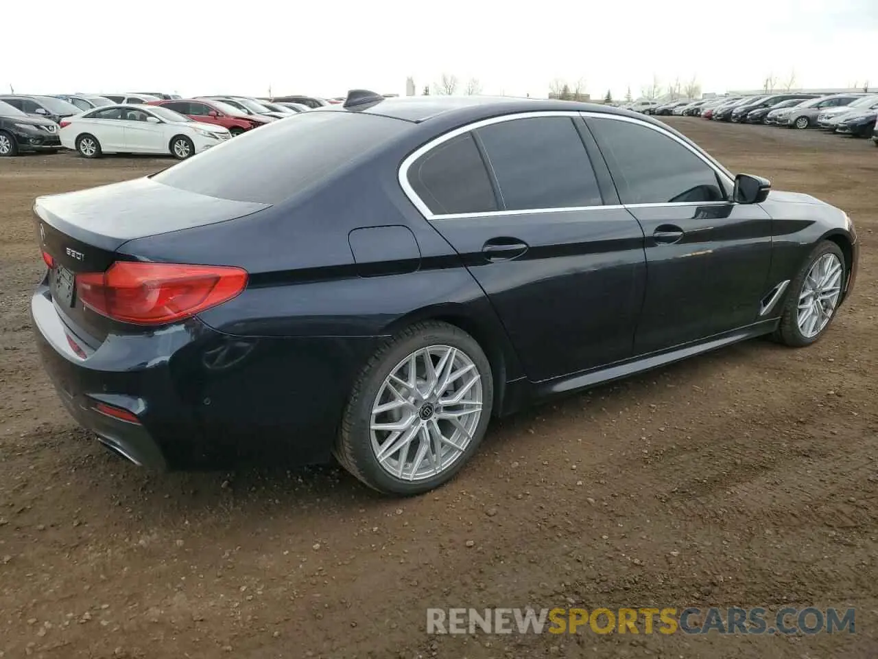 3 fotografías del automóvil dañado WBAJA7C54KWW22583 BMW 5 SERIES 2019