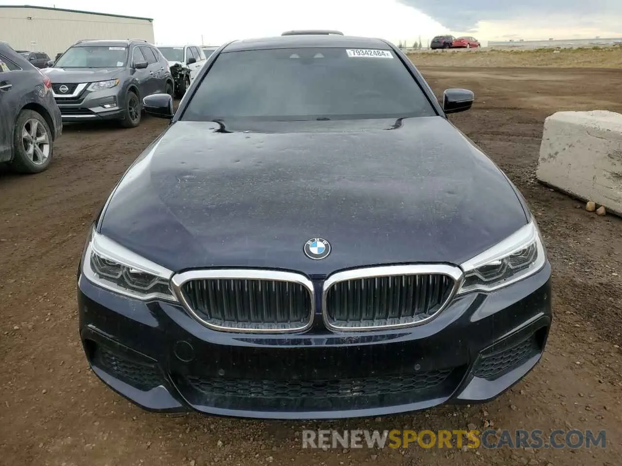 5 fotografías del automóvil dañado WBAJA7C54KWW22583 BMW 5 SERIES 2019