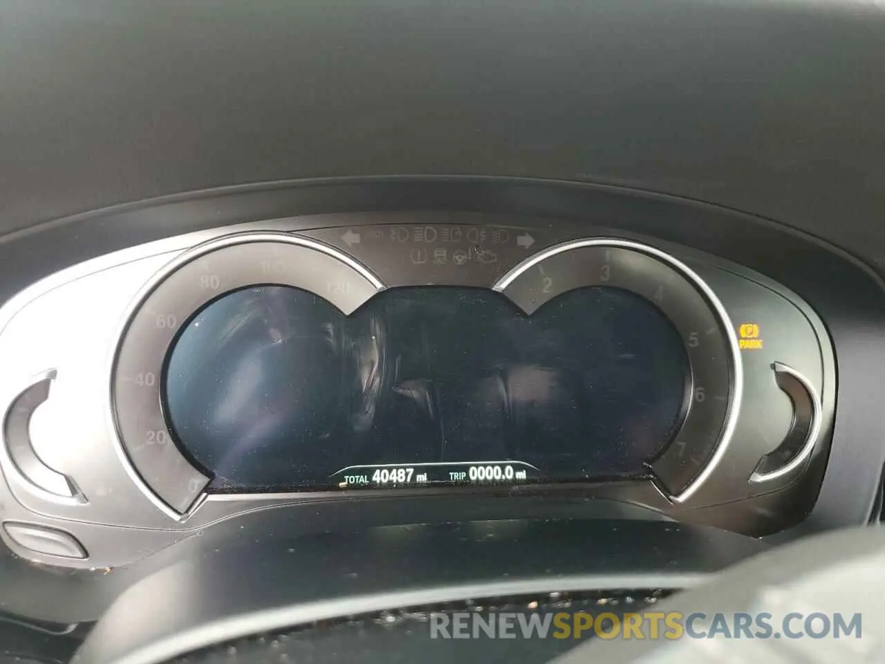 9 fotografías del automóvil dañado WBAJA7C55KWW06375 BMW 5 SERIES 2019