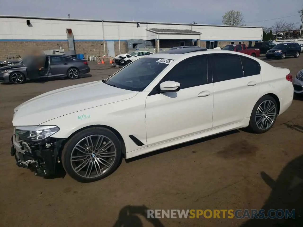 1 fotografías del automóvil dañado WBAJA7C56KG909742 BMW 5 SERIES 2019