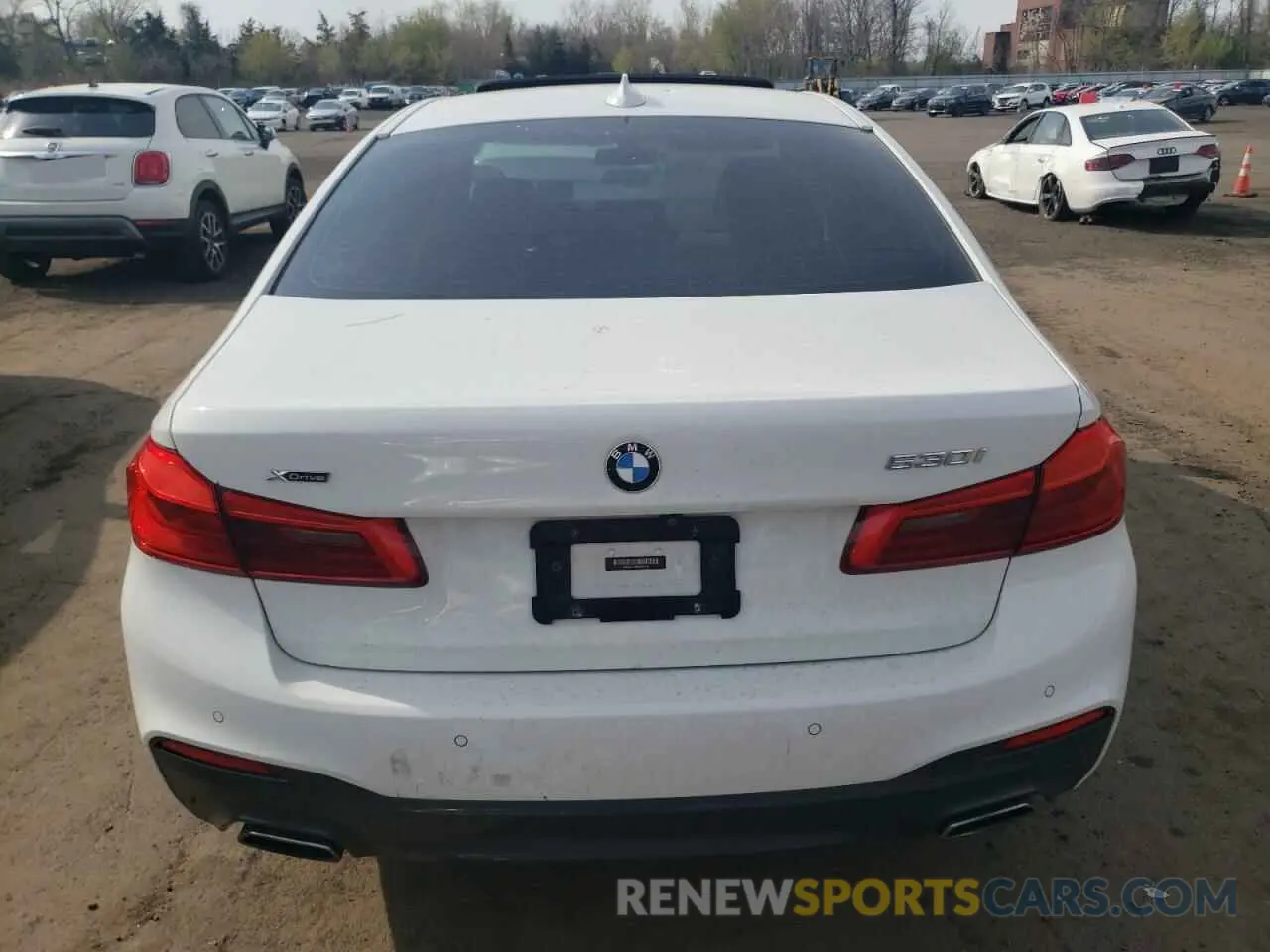 6 fotografías del automóvil dañado WBAJA7C56KG909742 BMW 5 SERIES 2019