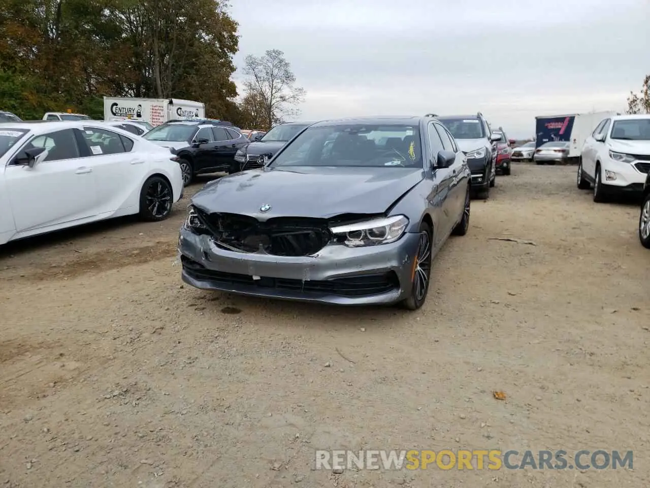 9 fotografías del automóvil dañado WBAJA7C56KWC77950 BMW 5 SERIES 2019
