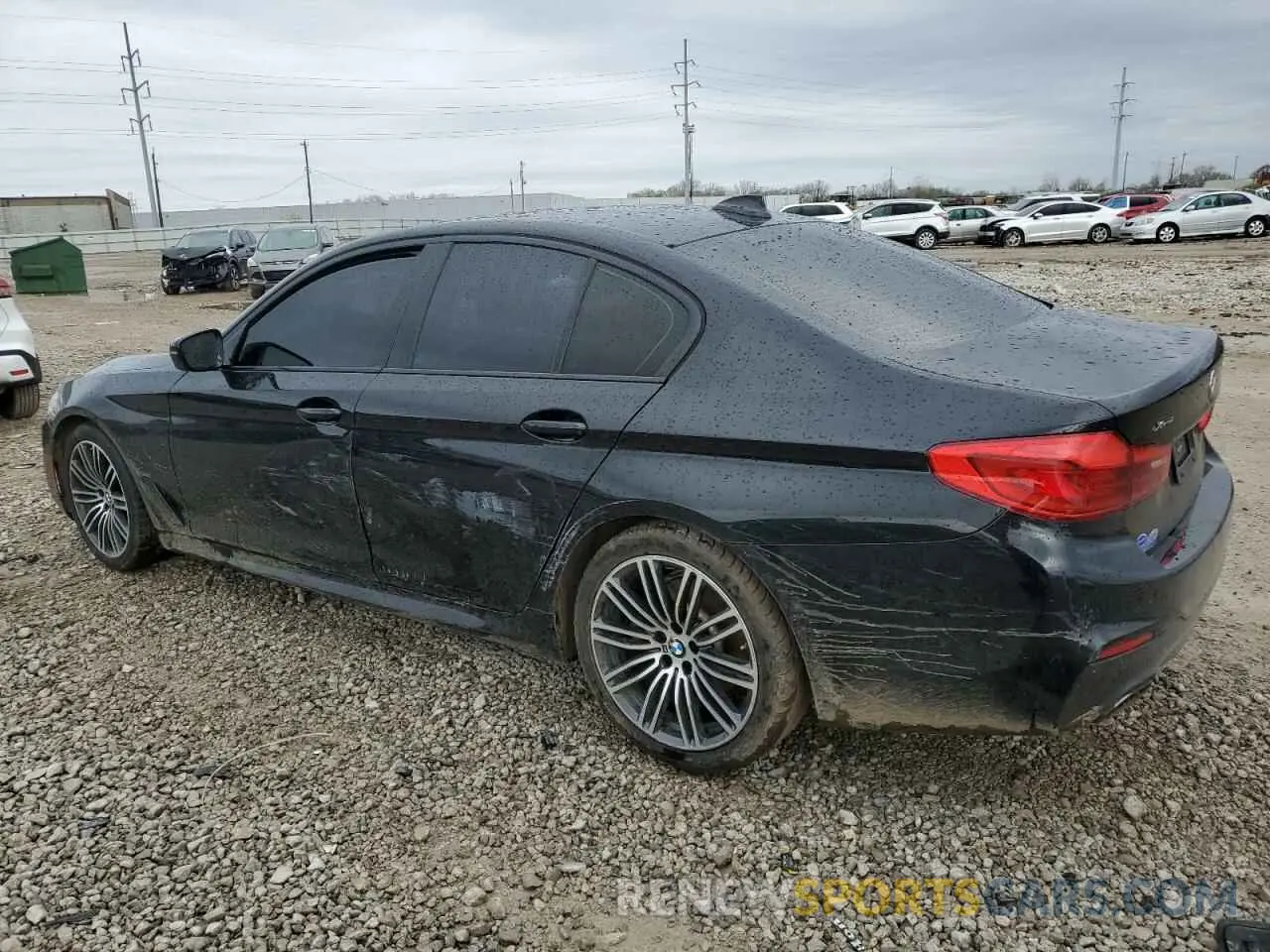 2 fotografías del automóvil dañado WBAJA7C57KG910379 BMW 5 SERIES 2019