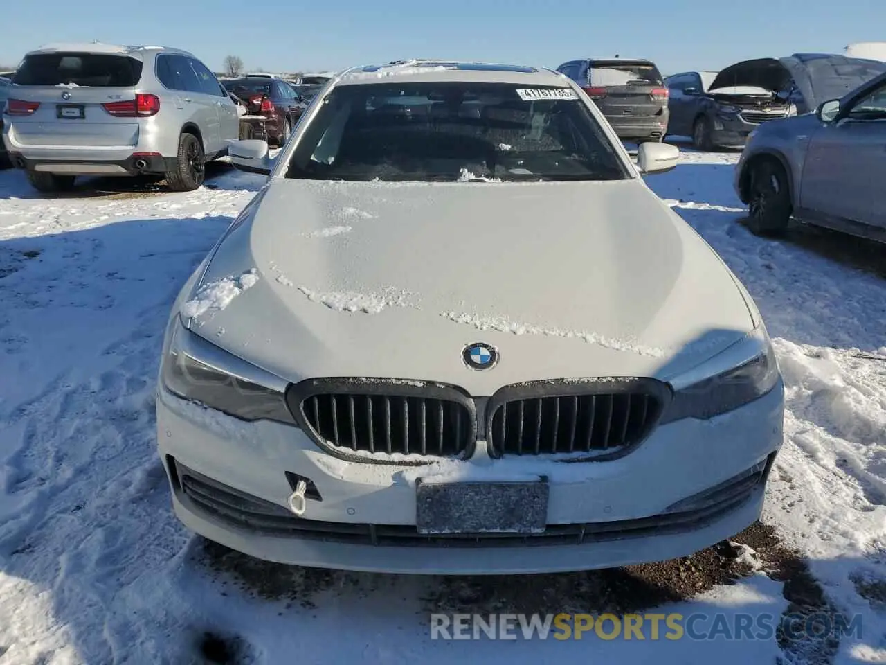 5 fotografías del automóvil dañado WBAJA7C57KWW07303 BMW 5 SERIES 2019