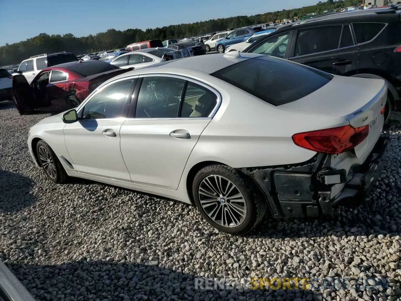 2 fotografías del automóvil dañado WBAJA7C58KWW11425 BMW 5 SERIES 2019