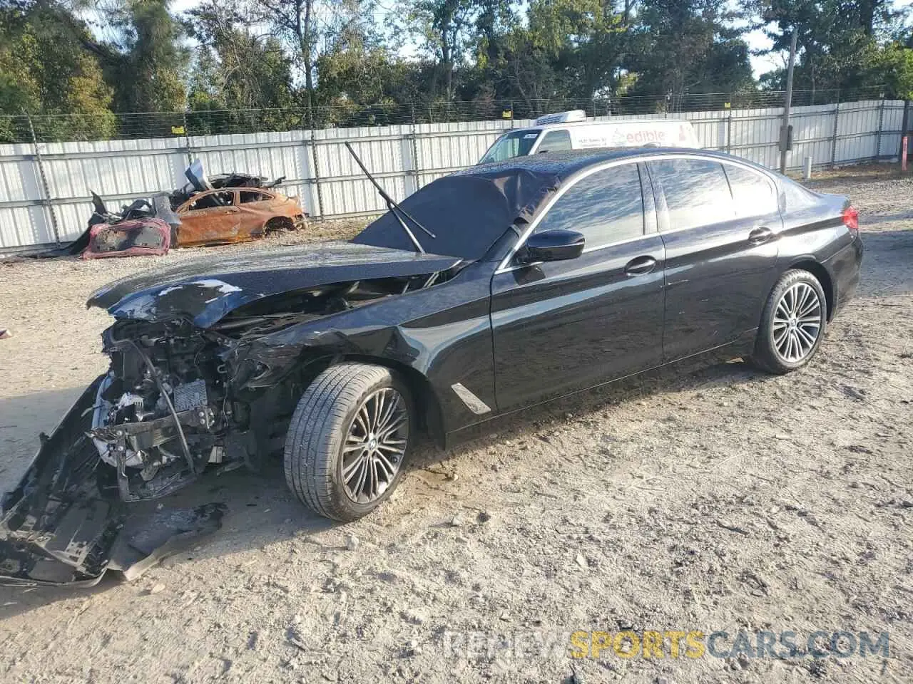 1 fotografías del automóvil dañado WBAJA7C58KWW14289 BMW 5 SERIES 2019