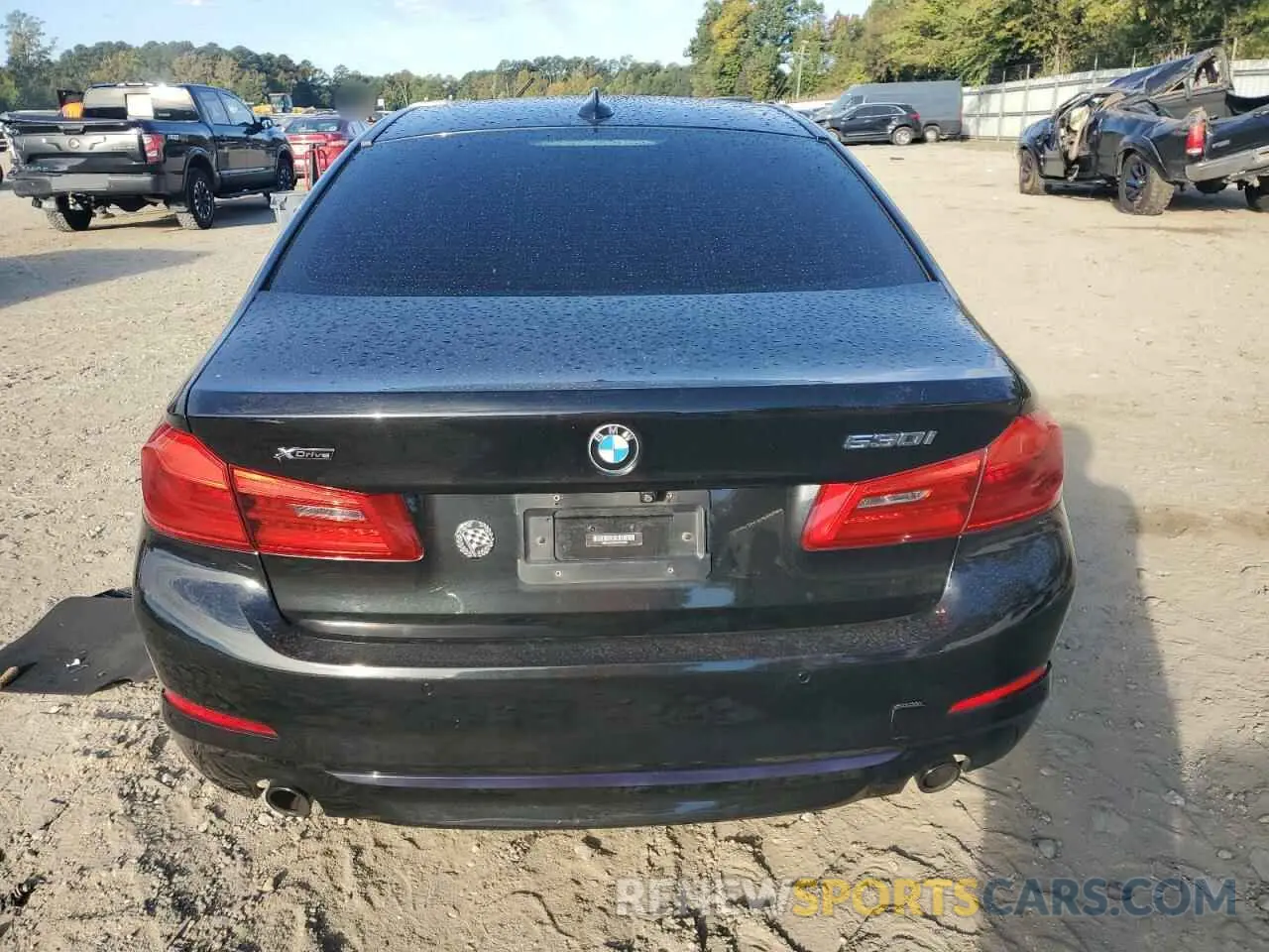6 fotografías del automóvil dañado WBAJA7C58KWW14289 BMW 5 SERIES 2019