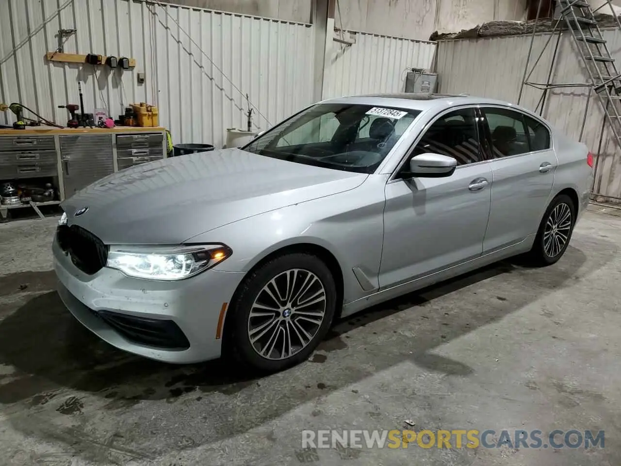 1 fotografías del automóvil dañado WBAJA7C58KWW40228 BMW 5 SERIES 2019