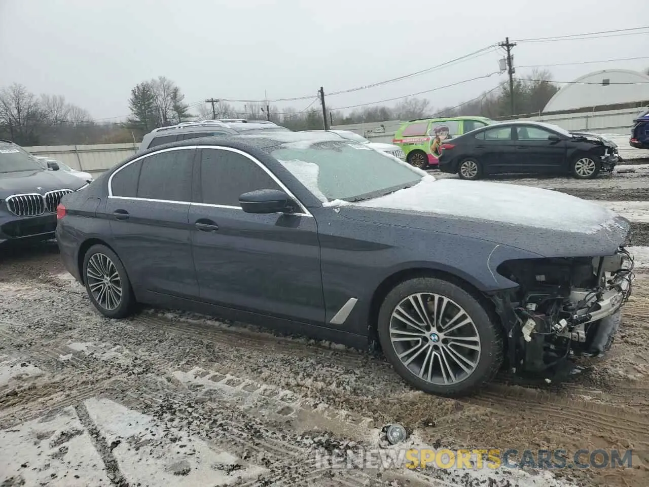 4 fotografías del automóvil dañado WBAJA7C5XKG911431 BMW 5 SERIES 2019