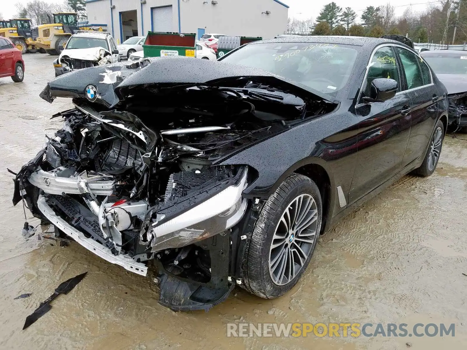 2 fotografías del automóvil dañado WBAJA7C5XKWW17792 BMW 5 SERIES 2019