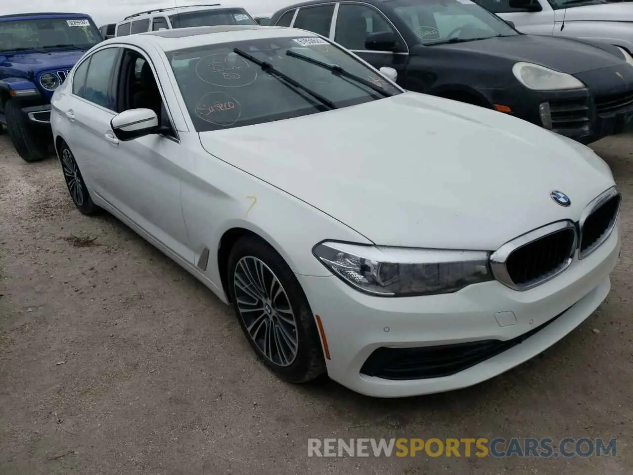 1 fotografías del automóvil dañado WBAJA7C5XKWW27240 BMW 5 SERIES 2019