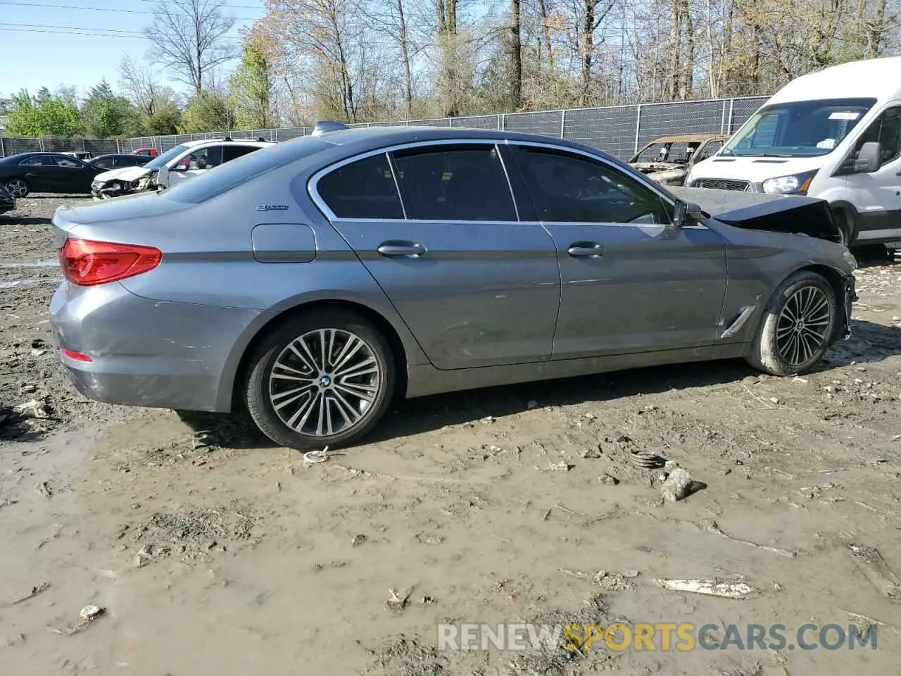 3 fotografías del automóvil dañado WBAJA9C50KB389398 BMW 5 SERIES 2019