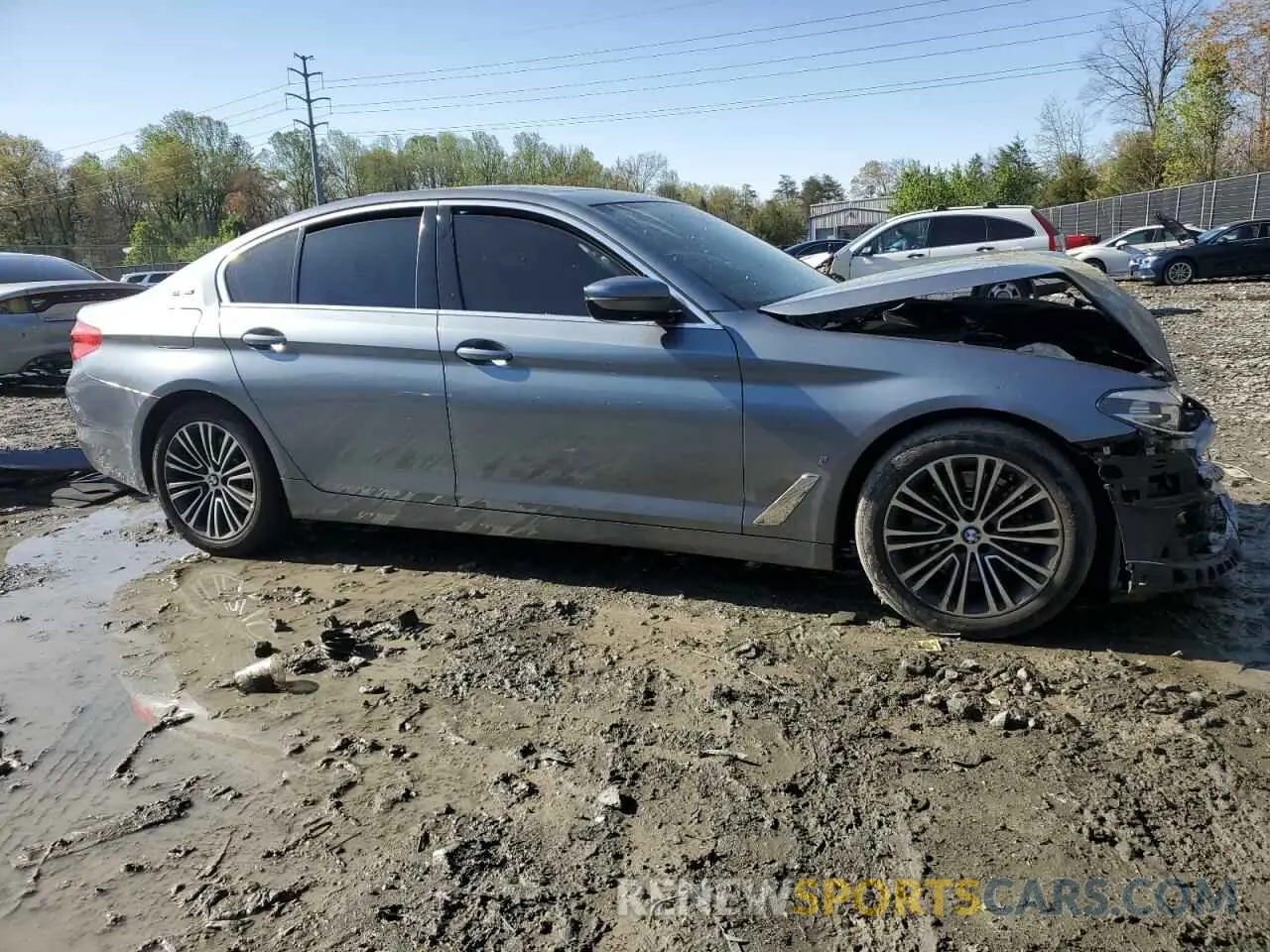 4 fotografías del automóvil dañado WBAJA9C50KB389398 BMW 5 SERIES 2019
