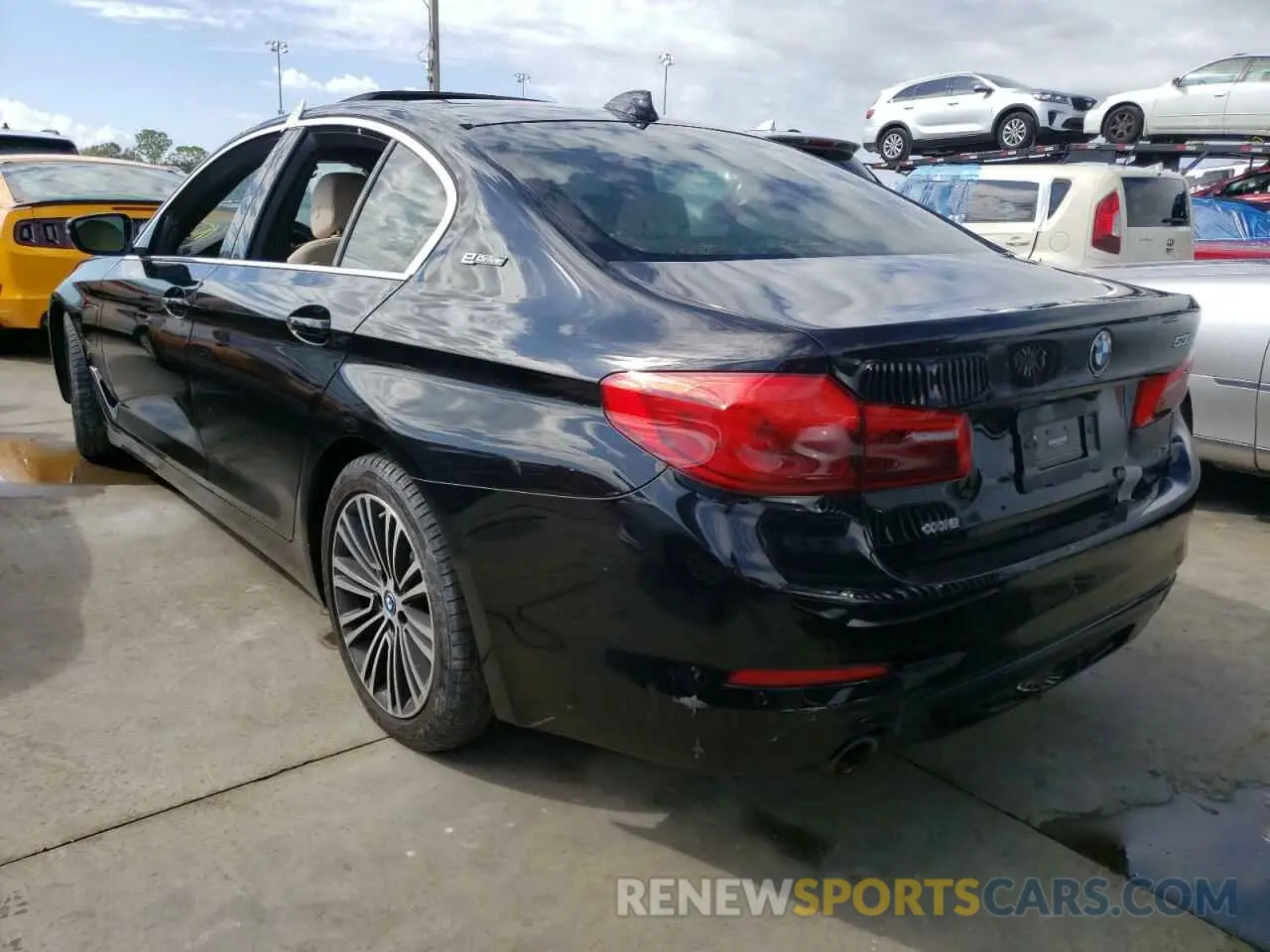 3 fotografías del automóvil dañado WBAJA9C54KB388674 BMW 5 SERIES 2019