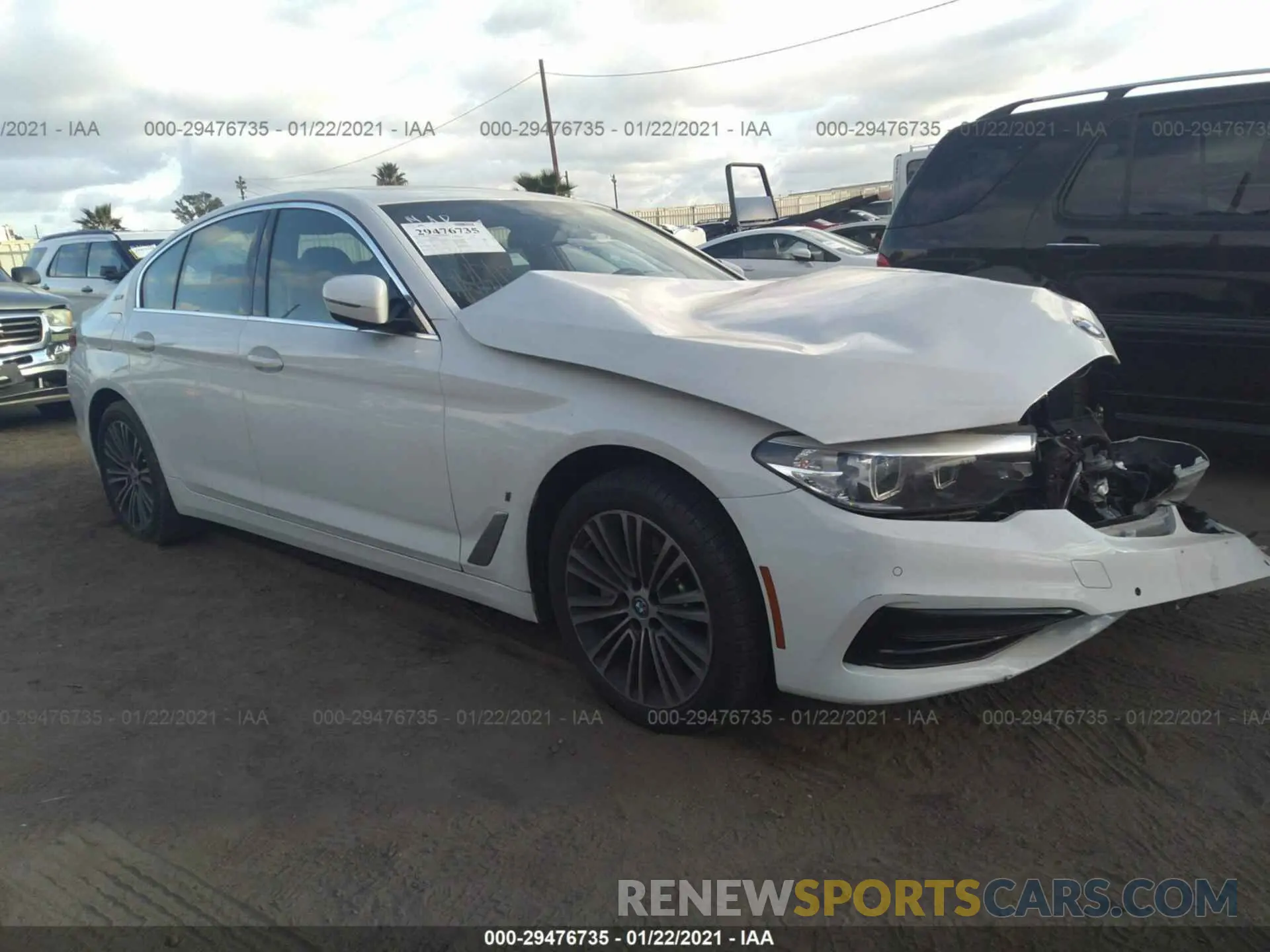 1 fotografías del automóvil dañado WBAJA9C55KB391972 BMW 5 SERIES 2019