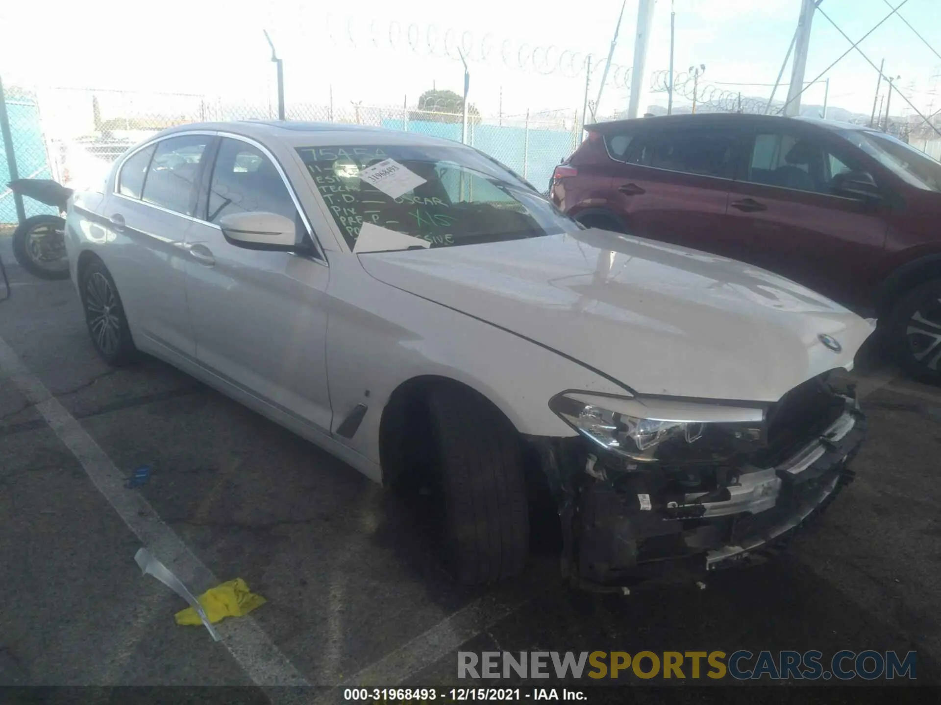 1 fotografías del automóvil dañado WBAJA9C5XKB393006 BMW 5 SERIES 2019