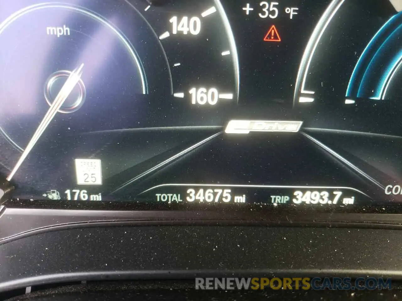 8 fotografías del automóvil dañado WBAJB1C50KB375130 BMW 5 SERIES 2019