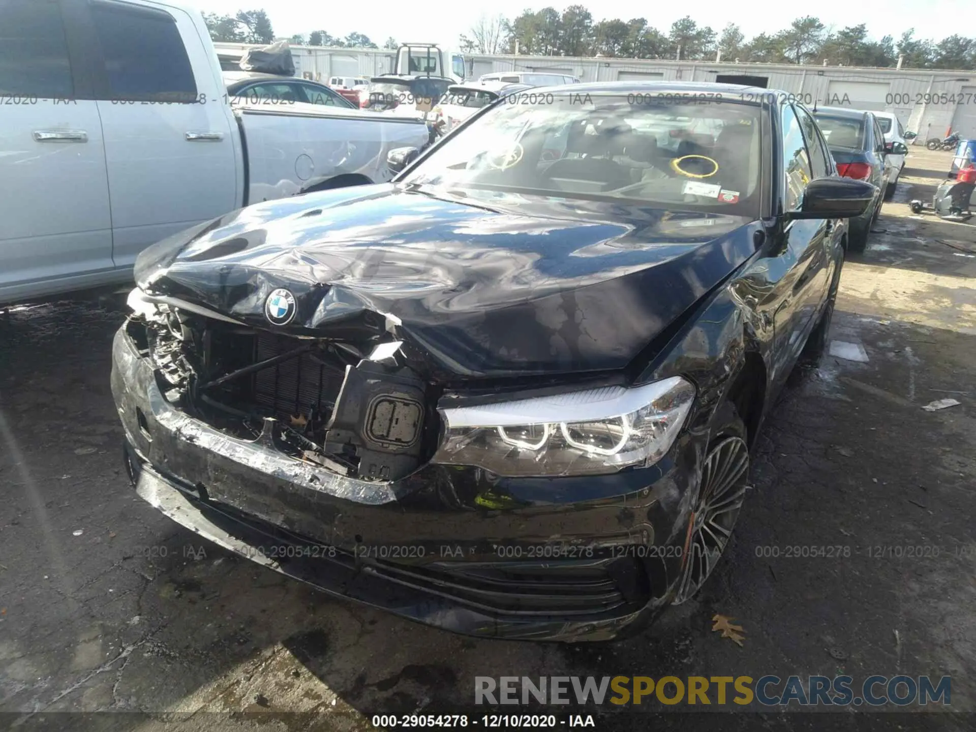 6 fotografías del automóvil dañado WBAJB1C53KB376868 BMW 5 SERIES 2019