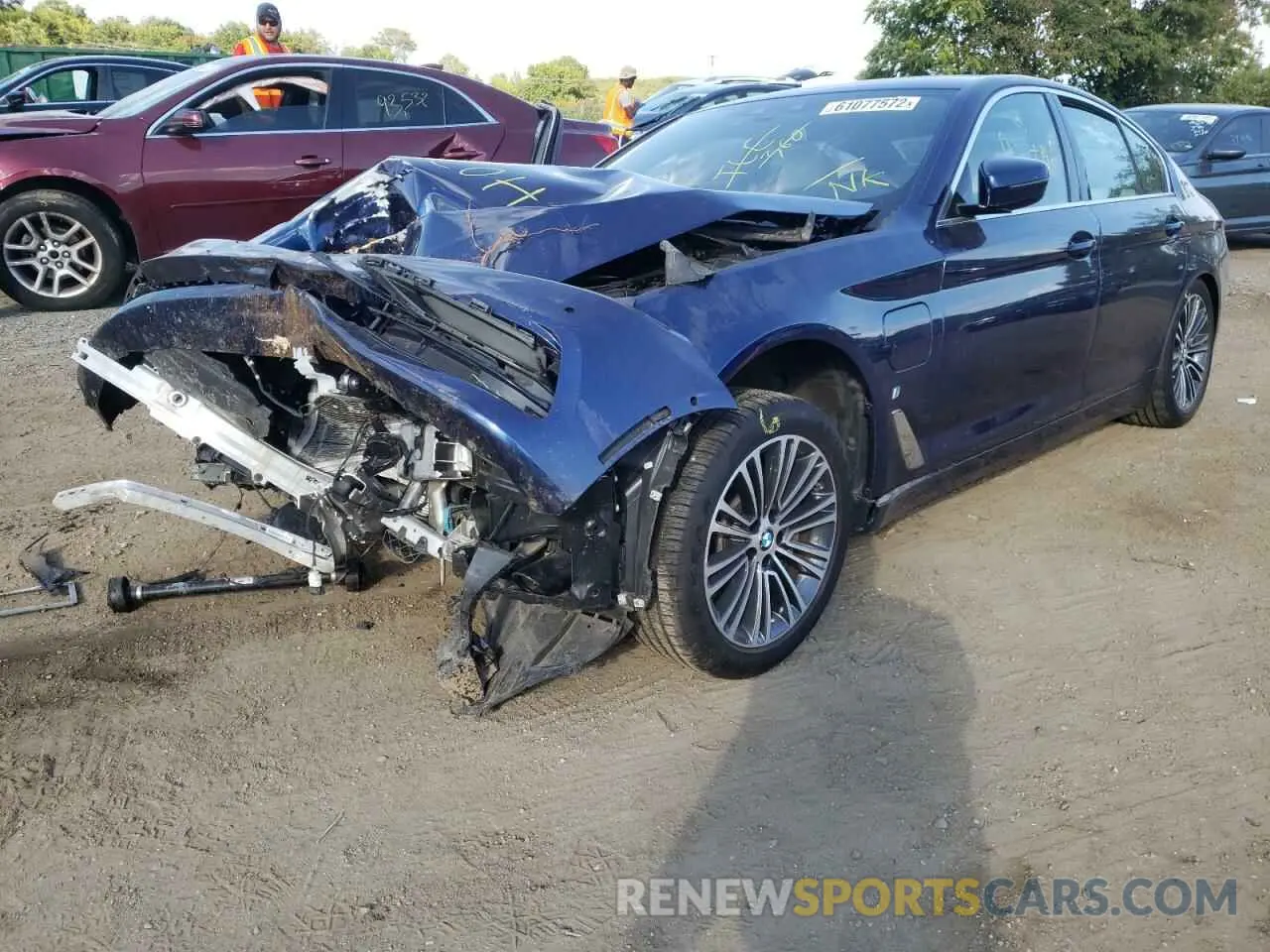 9 fotografías del automóvil dañado WBAJB1C55KB375477 BMW 5 SERIES 2019