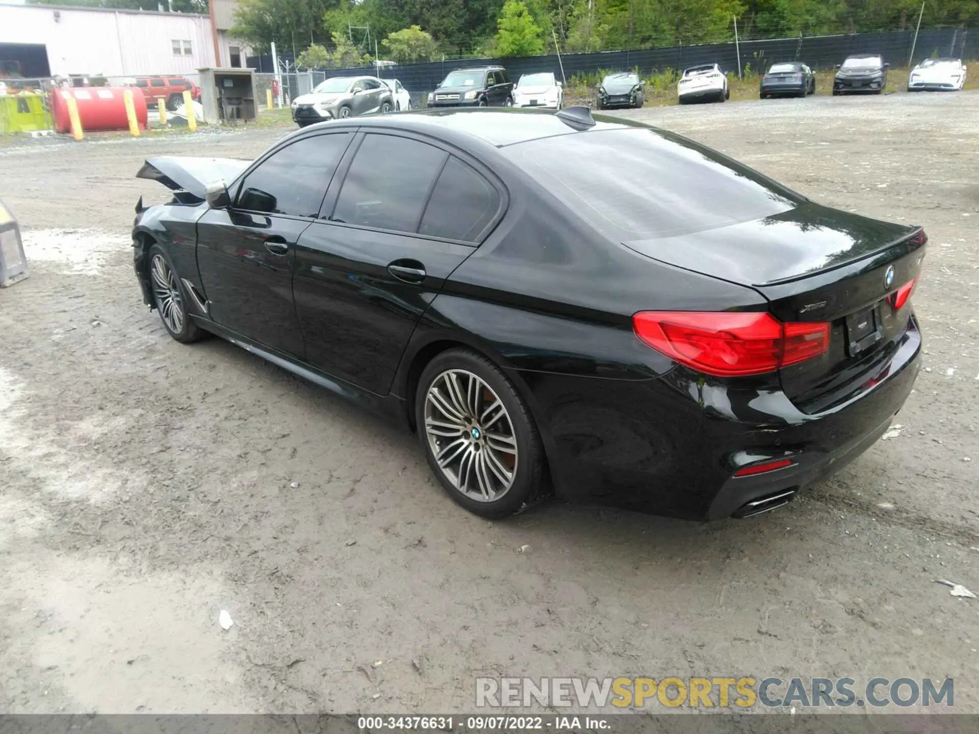 3 fotografías del automóvil dañado WBAJB9C55KB464755 BMW 5 SERIES 2019