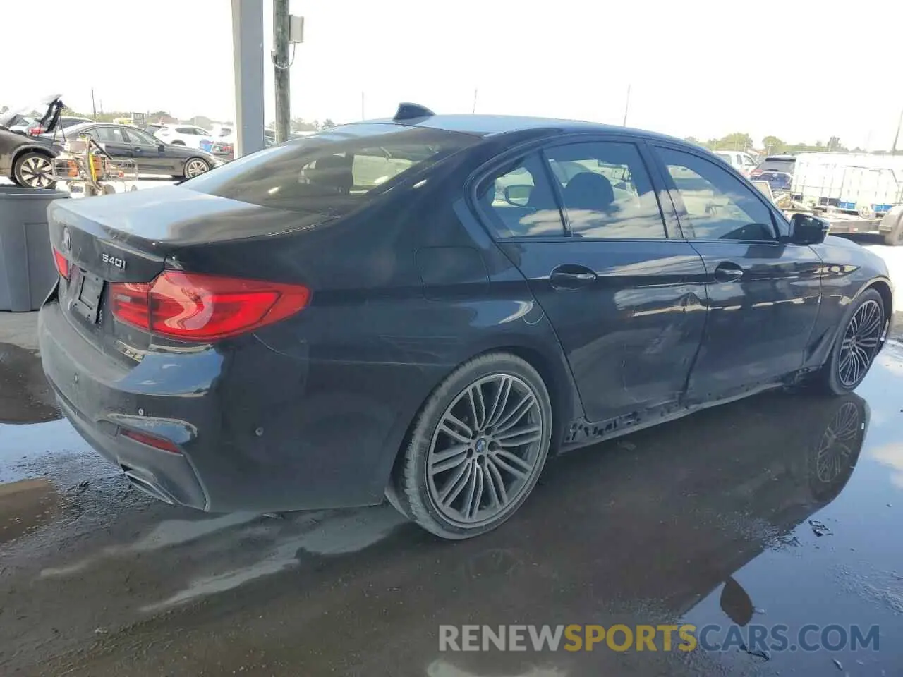 3 fotografías del automóvil dañado WBAJE5C53KWW44051 BMW 5 SERIES 2019