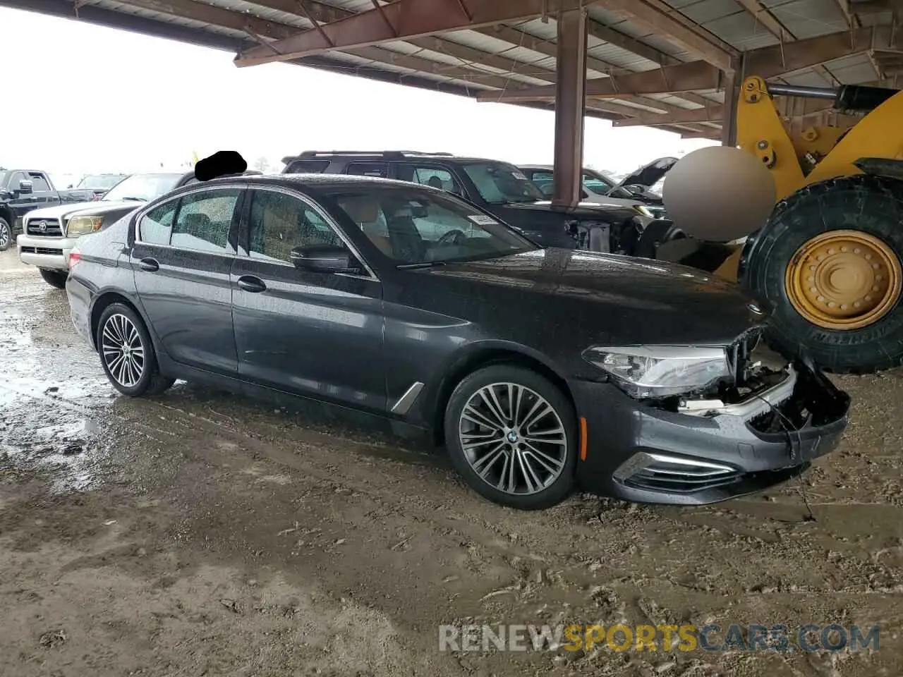 4 fotografías del automóvil dañado WBAJE5C54KWW28022 BMW 5 SERIES 2019