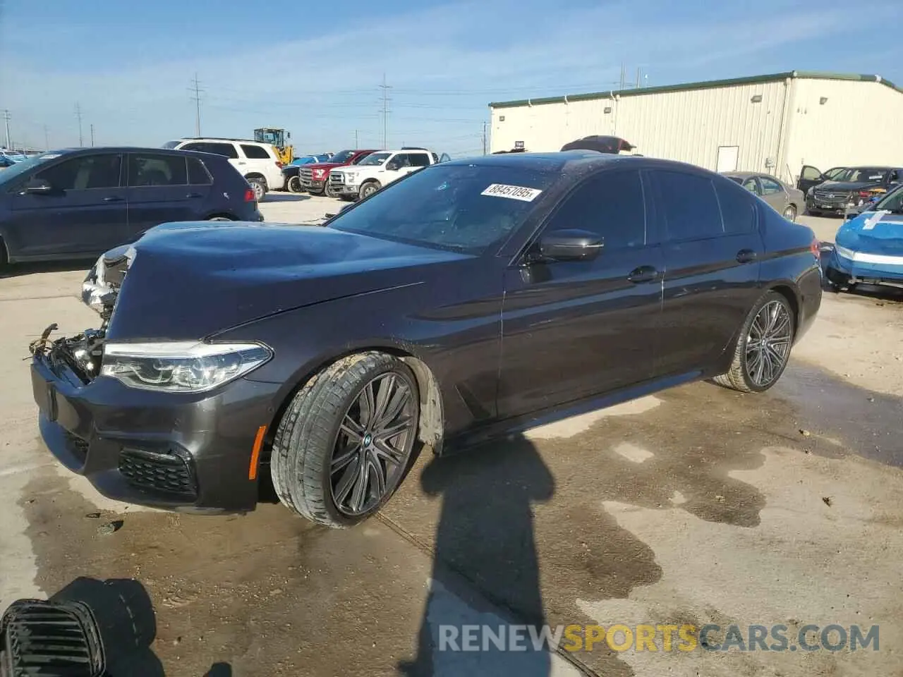 1 fotografías del automóvil dañado WBAJE5C55KWW17823 BMW 5 SERIES 2019