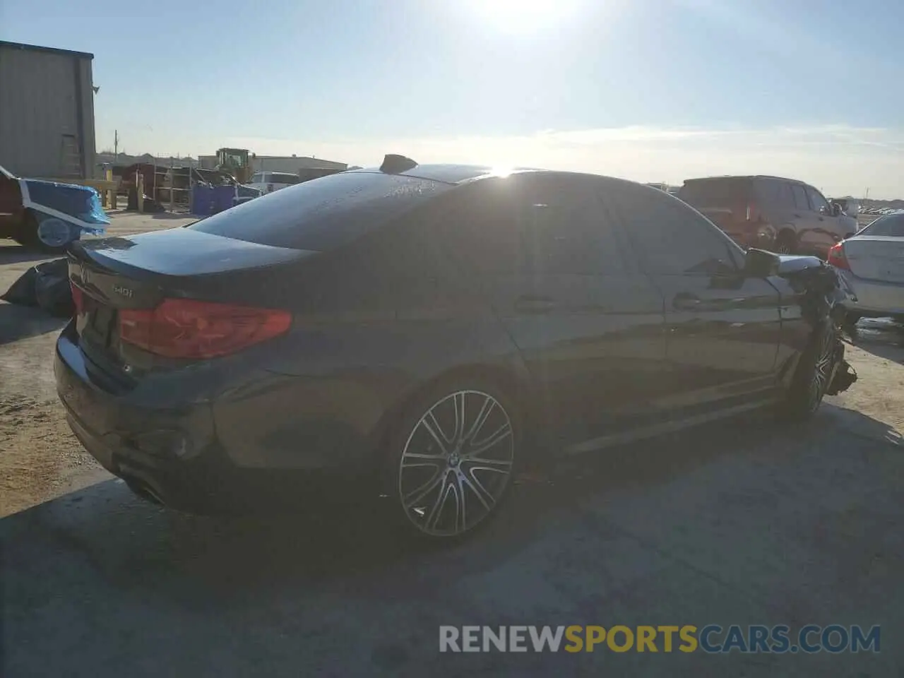 3 fotografías del automóvil dañado WBAJE5C55KWW17823 BMW 5 SERIES 2019