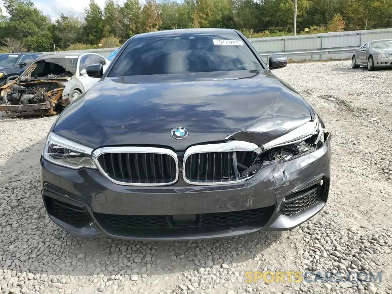 5 fotografías del automóvil dañado WBAJE5C56KWE66185 BMW 5 SERIES 2019