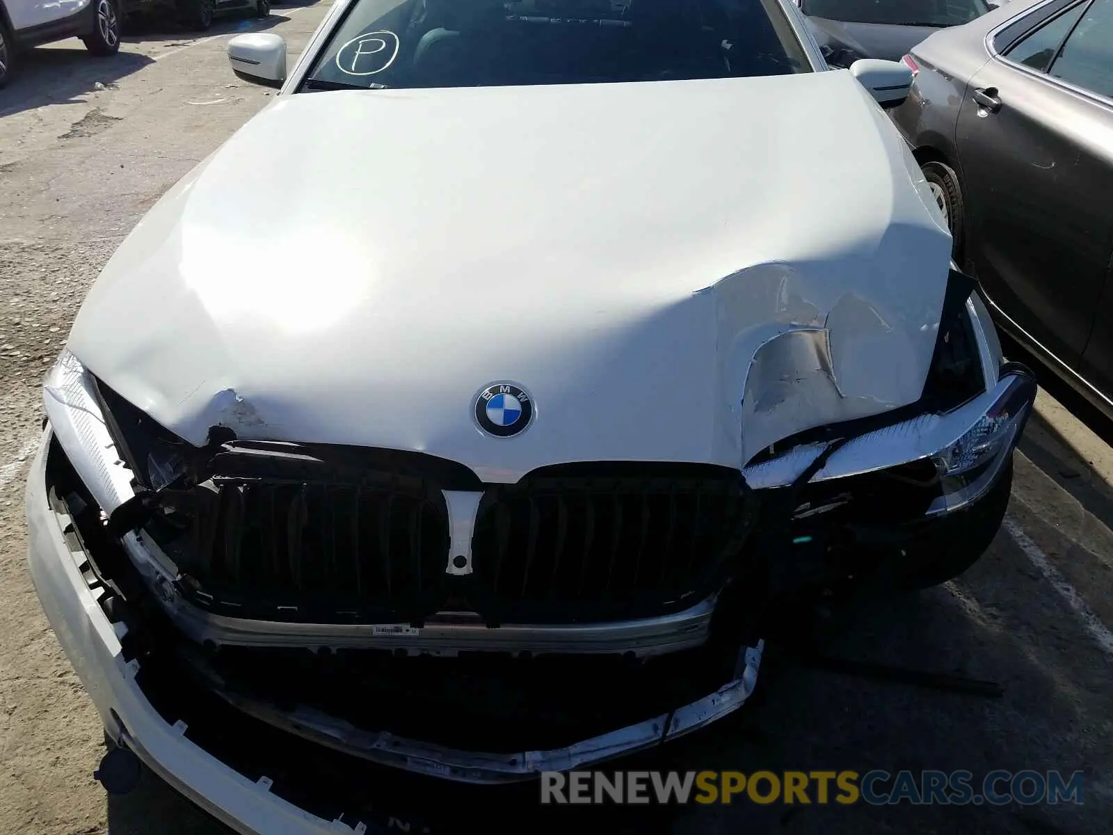 7 fotografías del automóvil dañado WBAJE5C57KWW13031 BMW 5 SERIES 2019