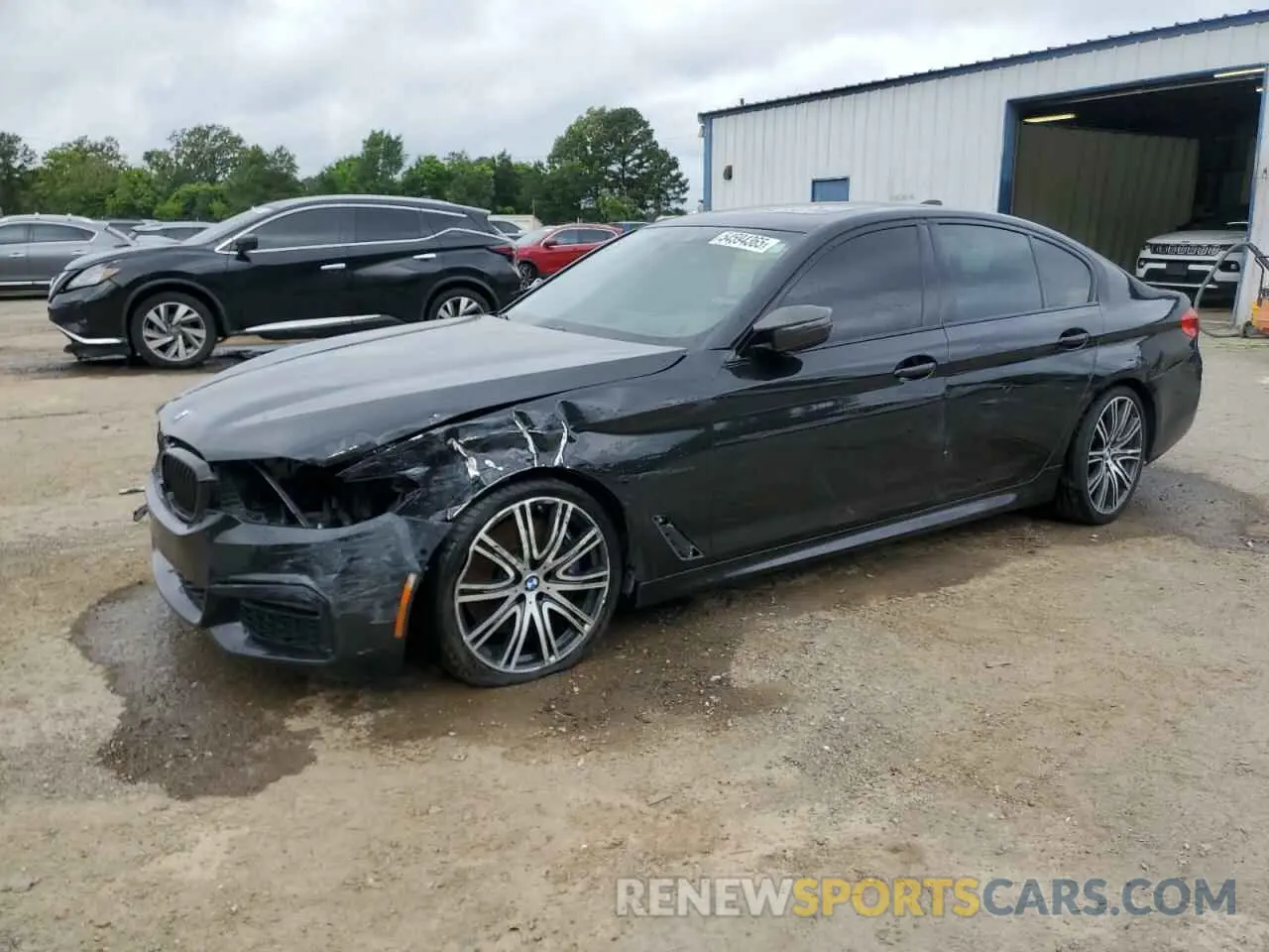 1 fotografías del automóvil dañado WBAJE5C58KWW10039 BMW 5 SERIES 2019