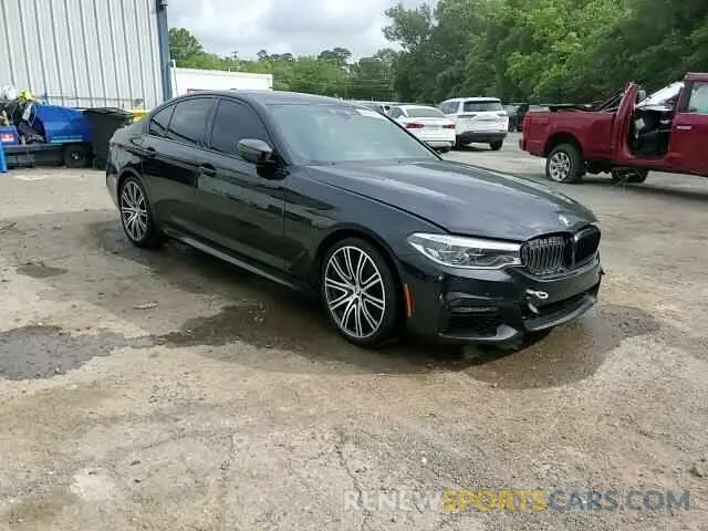13 fotografías del automóvil dañado WBAJE5C58KWW10039 BMW 5 SERIES 2019