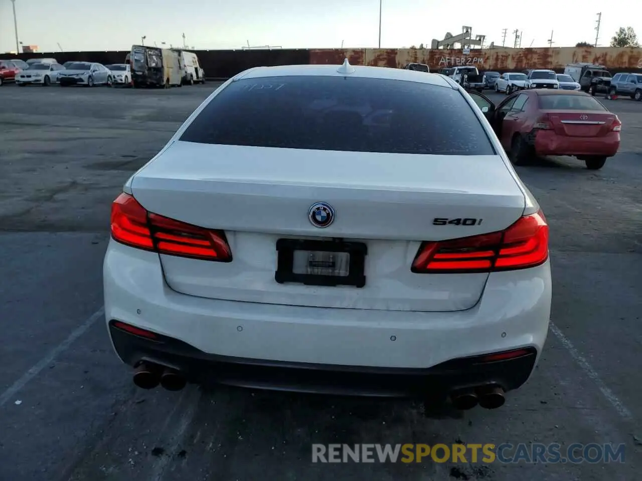 6 fotografías del automóvil dañado WBAJE5C59KG919559 BMW 5 SERIES 2019