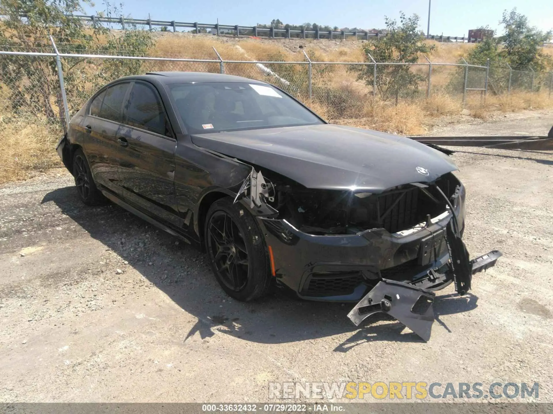 1 fotografías del automóvil dañado WBAJE5C59KG919853 BMW 5 SERIES 2019