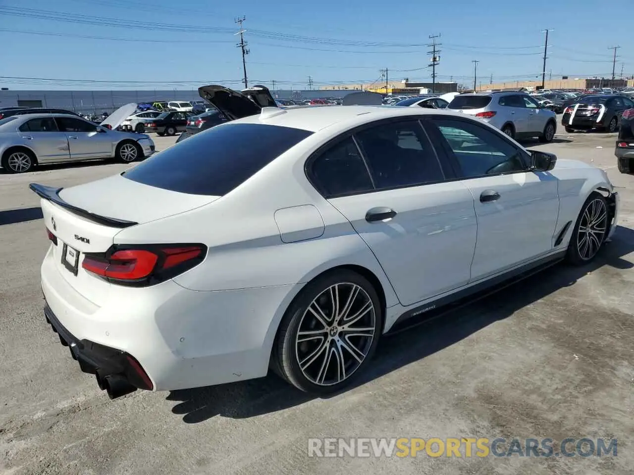 3 fotografías del automóvil dañado WBAJE5C59KWW08932 BMW 5 SERIES 2019