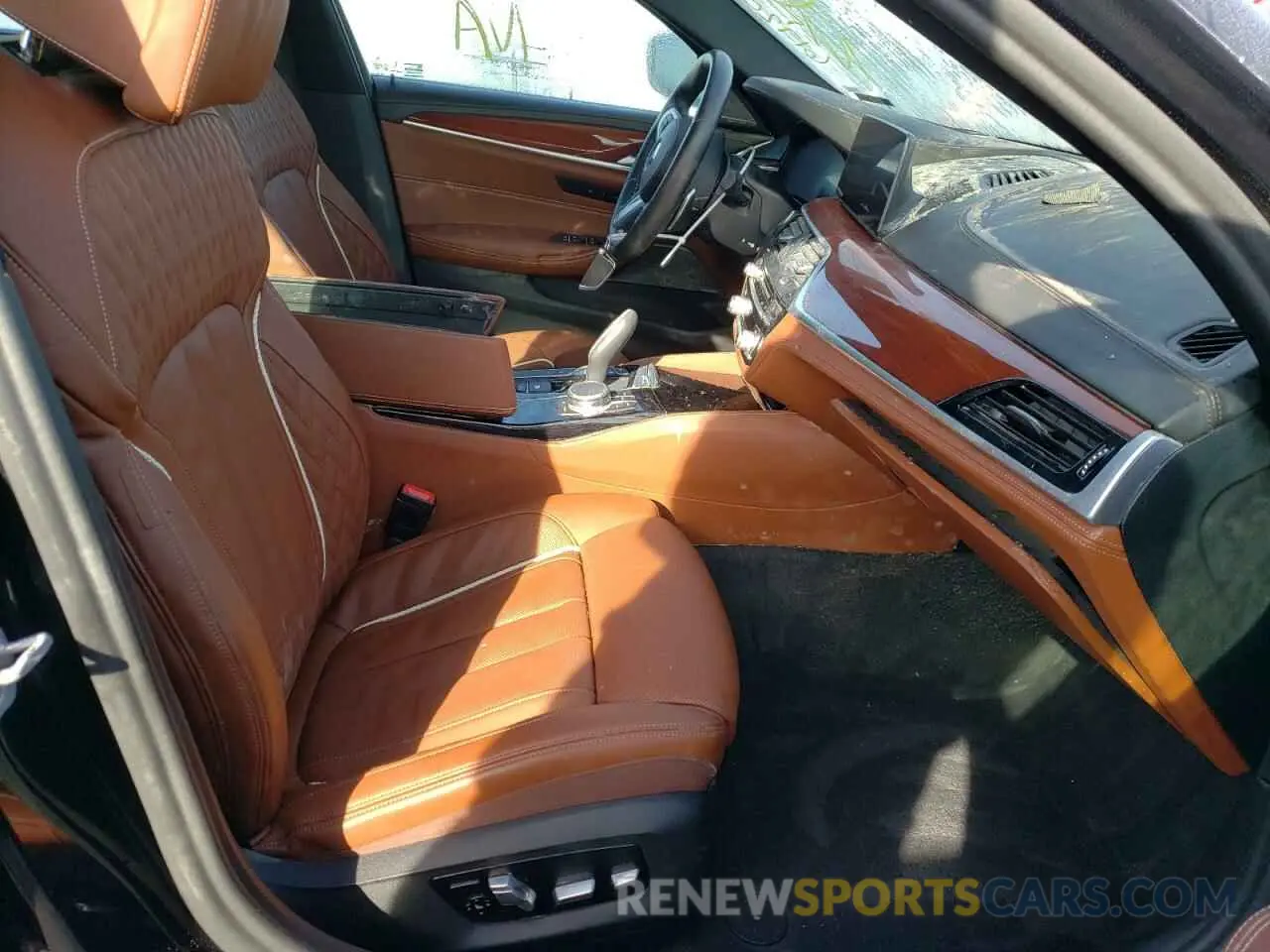5 fotografías del automóvil dañado WBAJE7C54KG892735 BMW 5 SERIES 2019