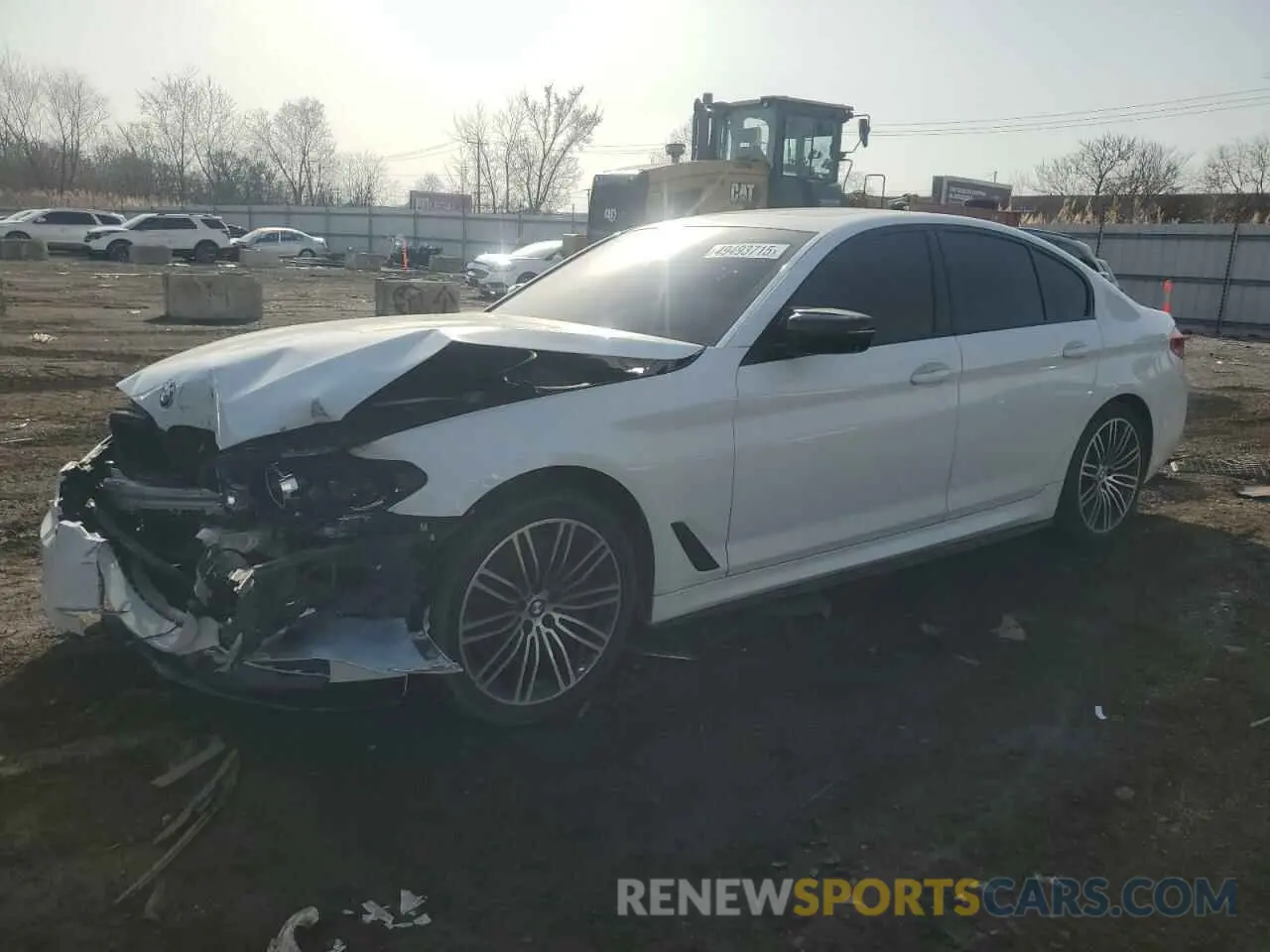 1 fotografías del automóvil dañado WBAJE7C54KWD55176 BMW 5 SERIES 2019